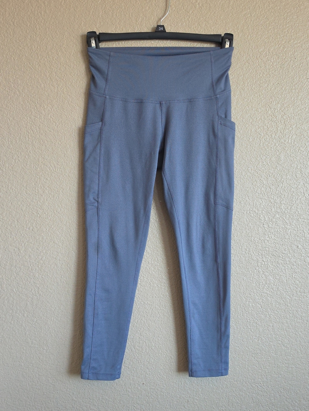 Zella High-Rise Performance Leggings in Slate Gray-Blue
